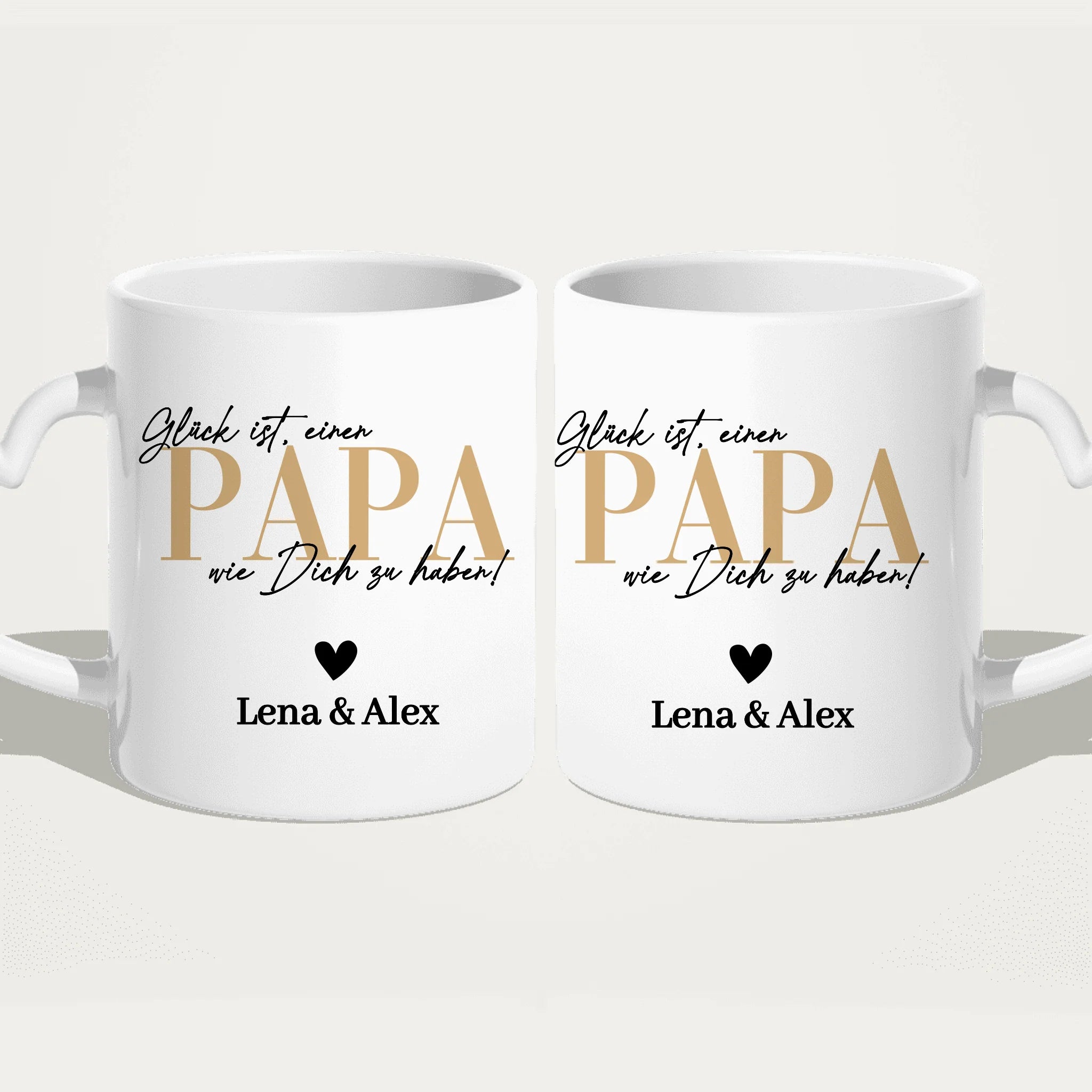 Personalisierte Tasse - Glück ist, einen Papa wie Dich zu haben