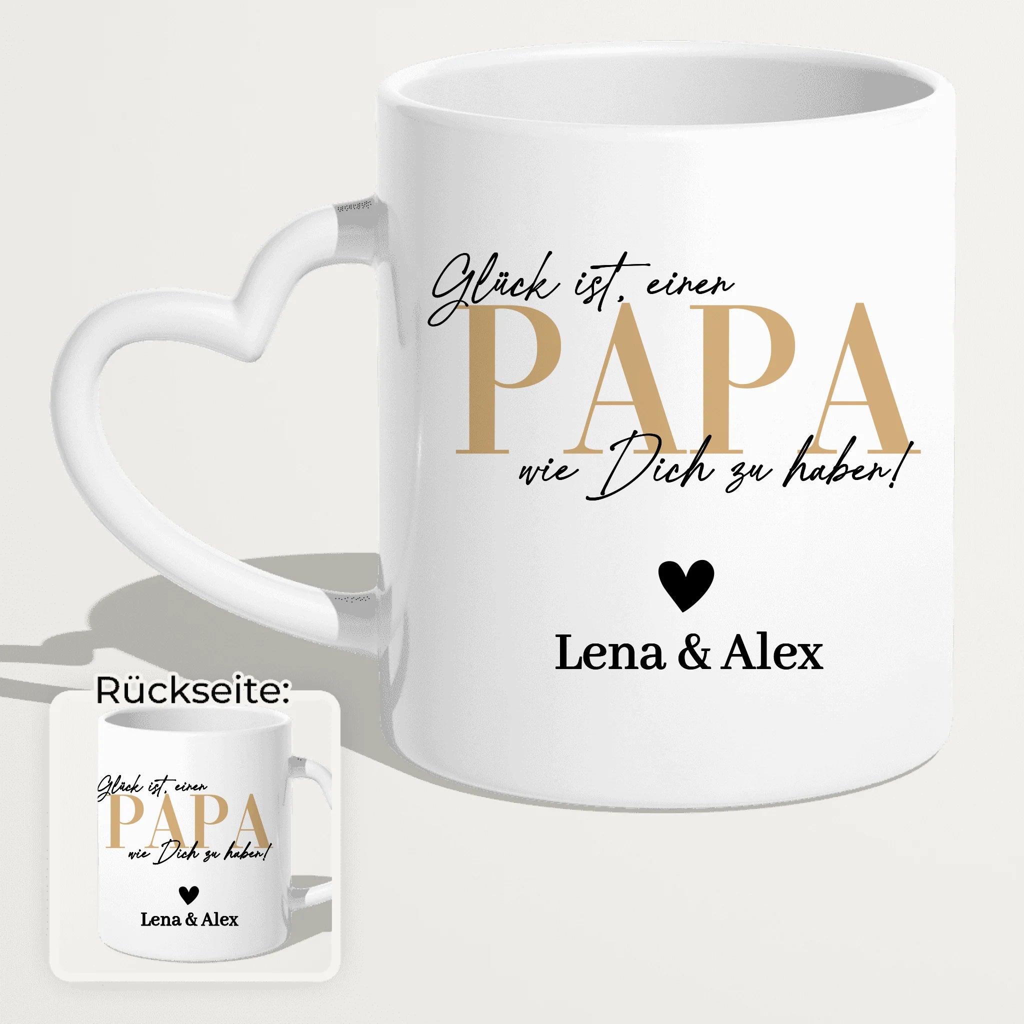 Personalisierte Tasse - Glück ist, einen Papa wie Dich zu haben