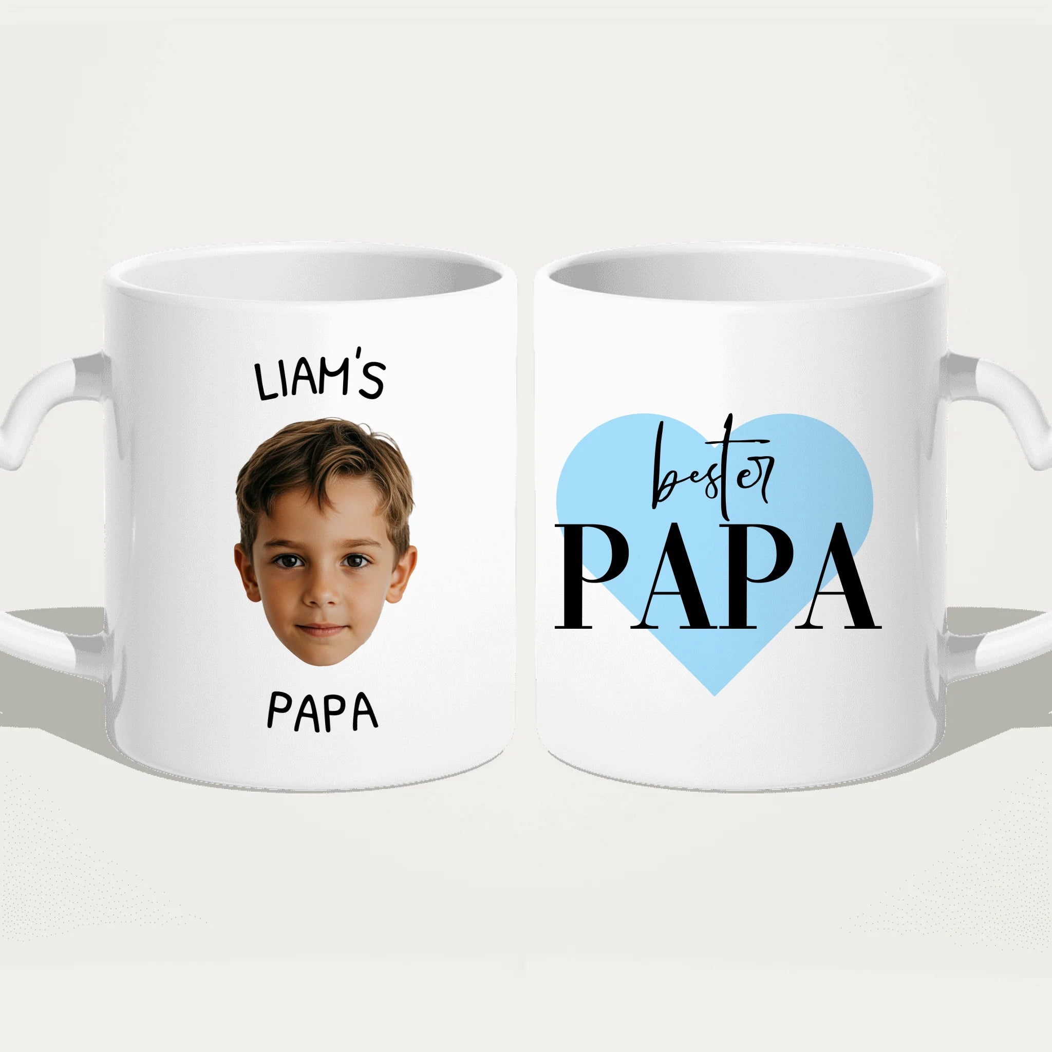 Personalisierte Tasse - Dieser Papa gehört zu - Mit Bild von Kind