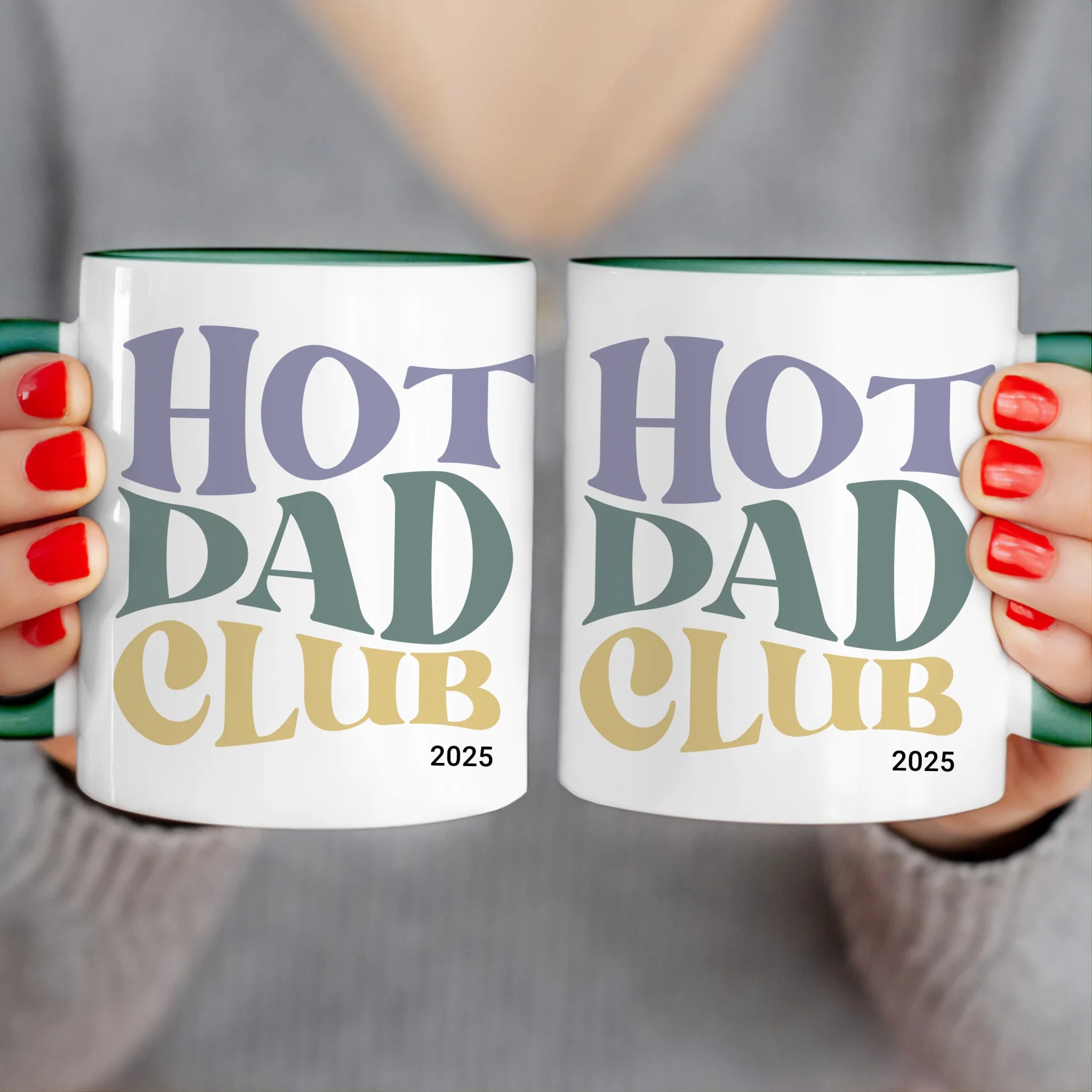 Personalisierte Tasse - Hot Dad Club mit Jahr