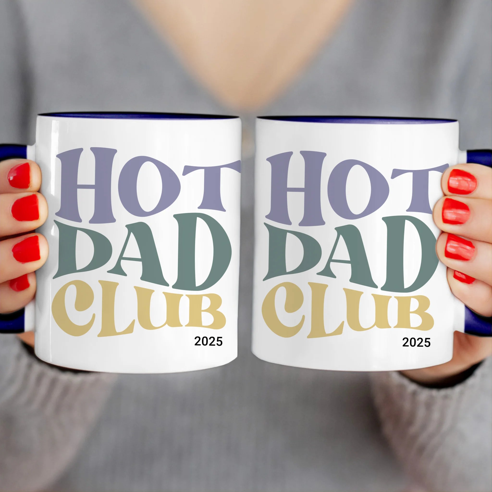 Personalisierte Tasse - Hot Dad Club mit Jahr