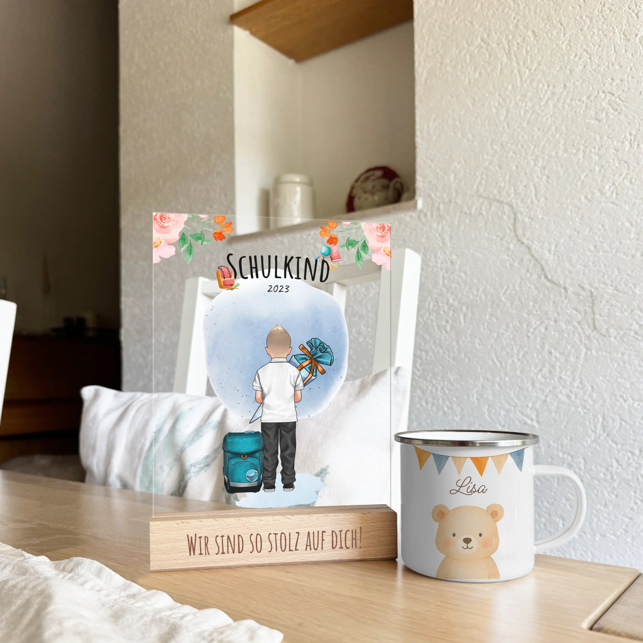 Acryl Tasse Bundle Crop - Silber - 15x20 - Base