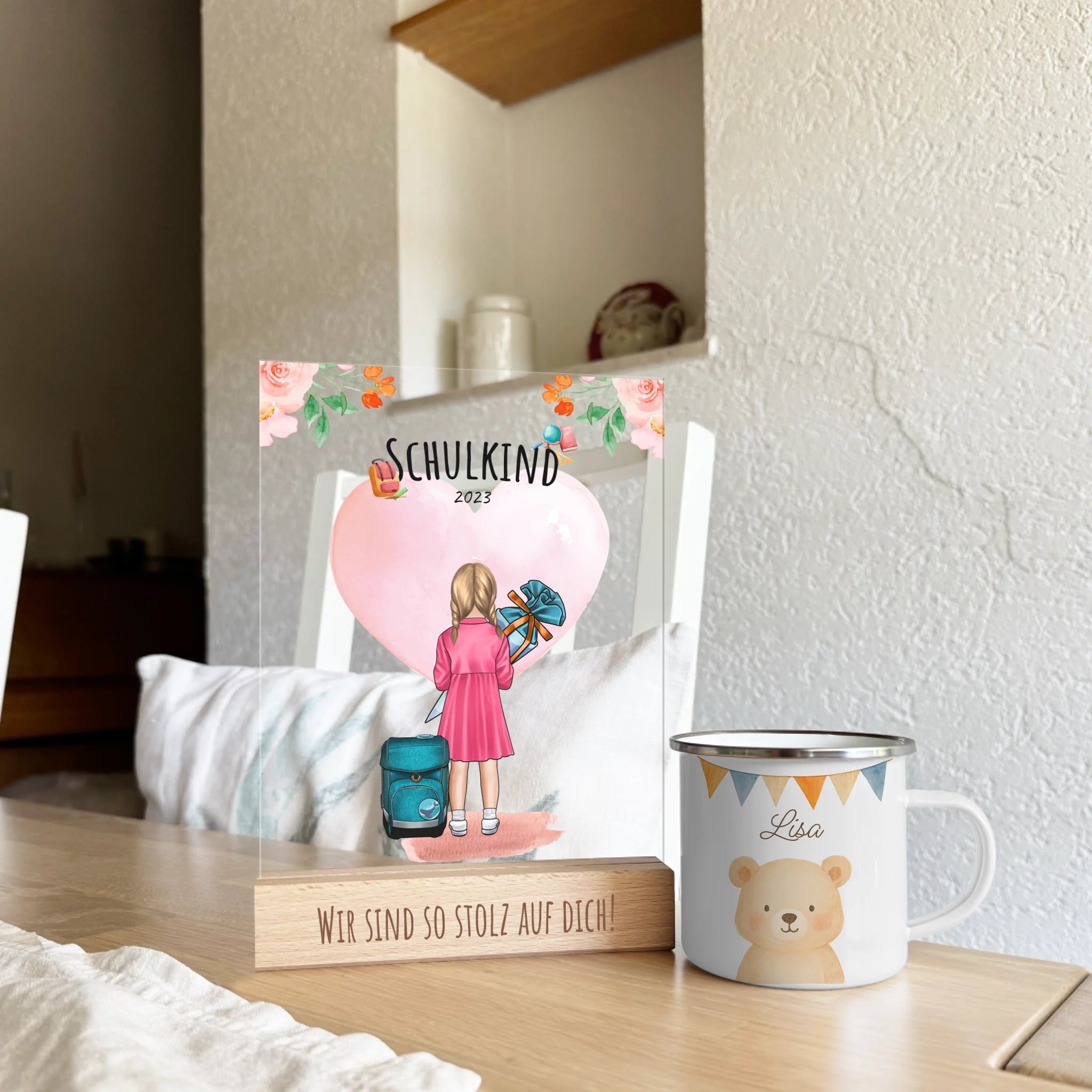 Acryl Tasse Bundle Crop - Silber - 15x20 - Base