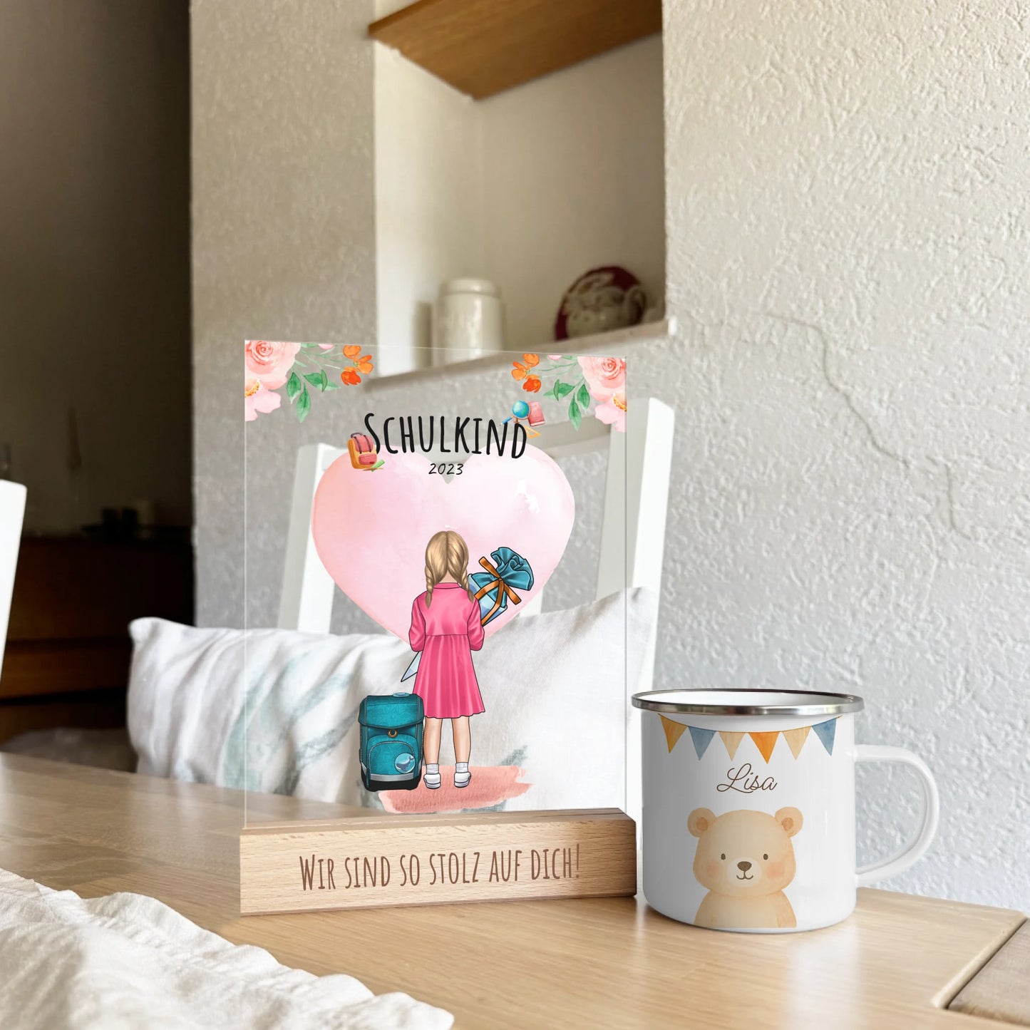 Acryl Tasse Bundle Crop - Silber - 15x20 - Base