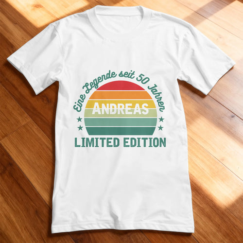 Personalisiertes T-Shirt - Eine Legende seit X Jahren