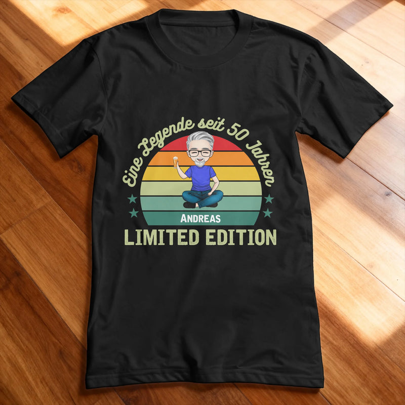 Personalisiertes T-Shirt - Eine Legende seit X Jahren - Opa / Papa Legende