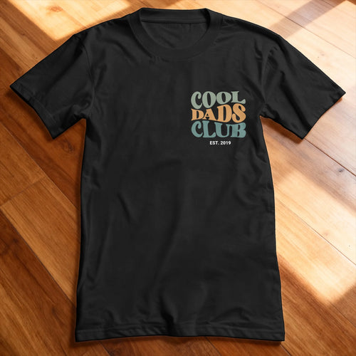 Personalisiertes T-Shirt - Cool Dads Club mit Geburtsjahr