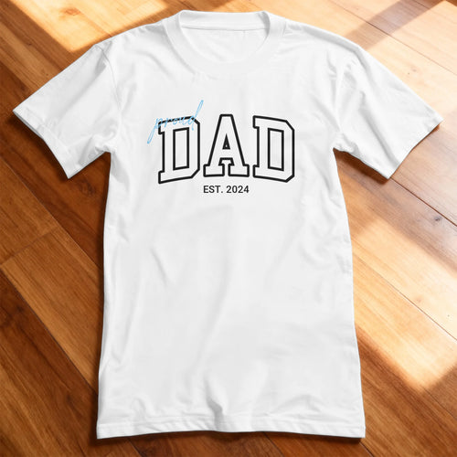 Personalisiertes T-Shirt - Dad/Papa/Opa EST.