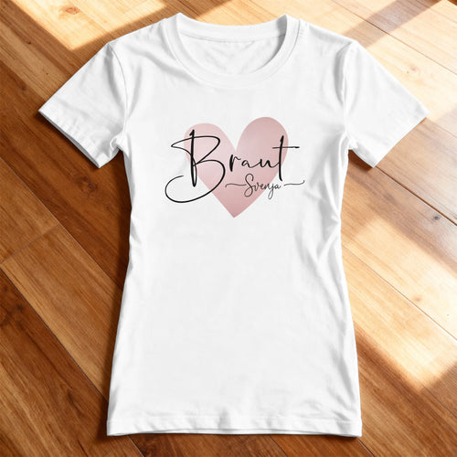 Personalisiertes T-Shirt - JGA Braut/Bride Shirt