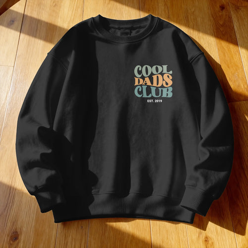 Personalisiertes Sweatshirt - Cool Dads Club mit Geburtsjahr