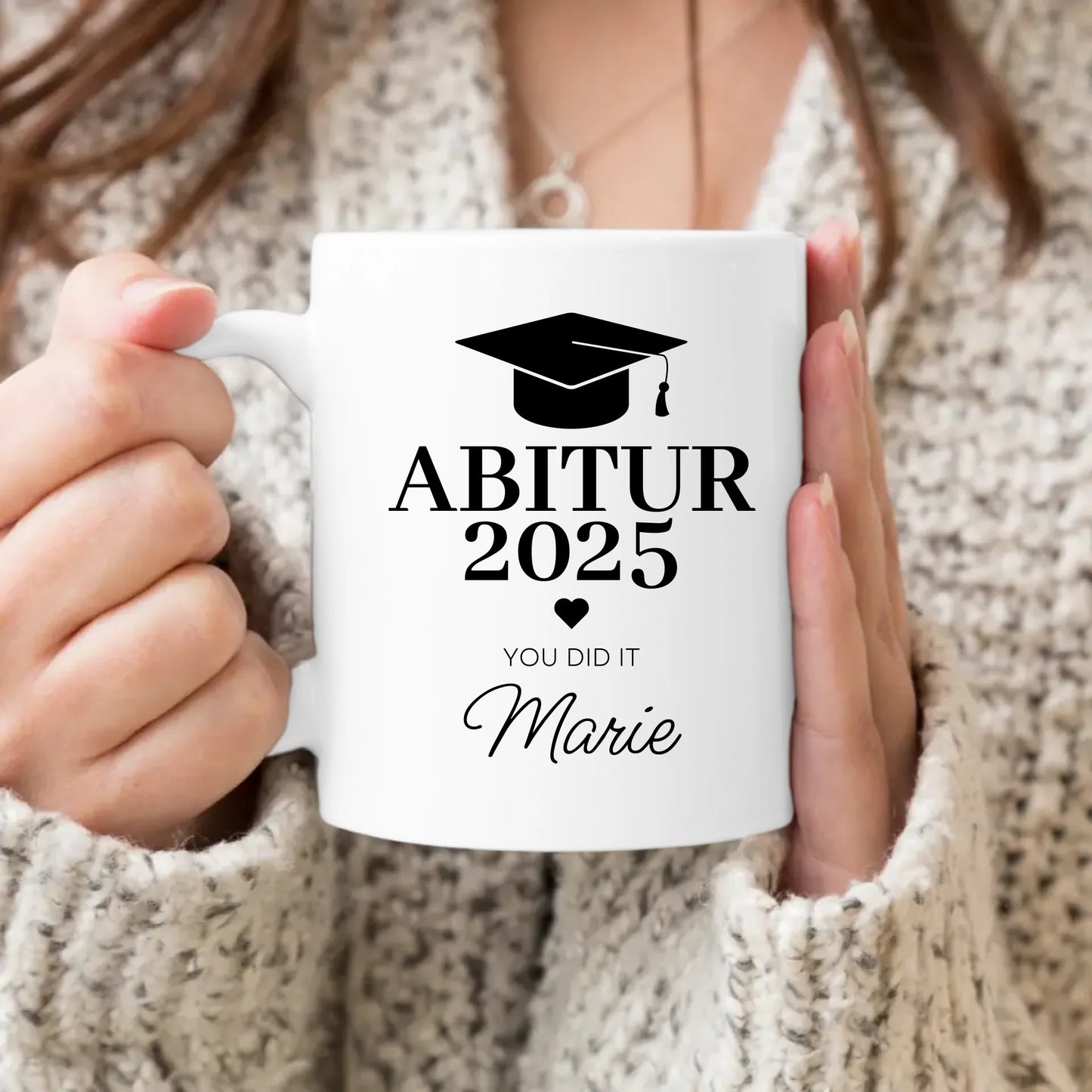 Personalisierte Tasse - Abitur/Abi mit Name und Jahr - You did it