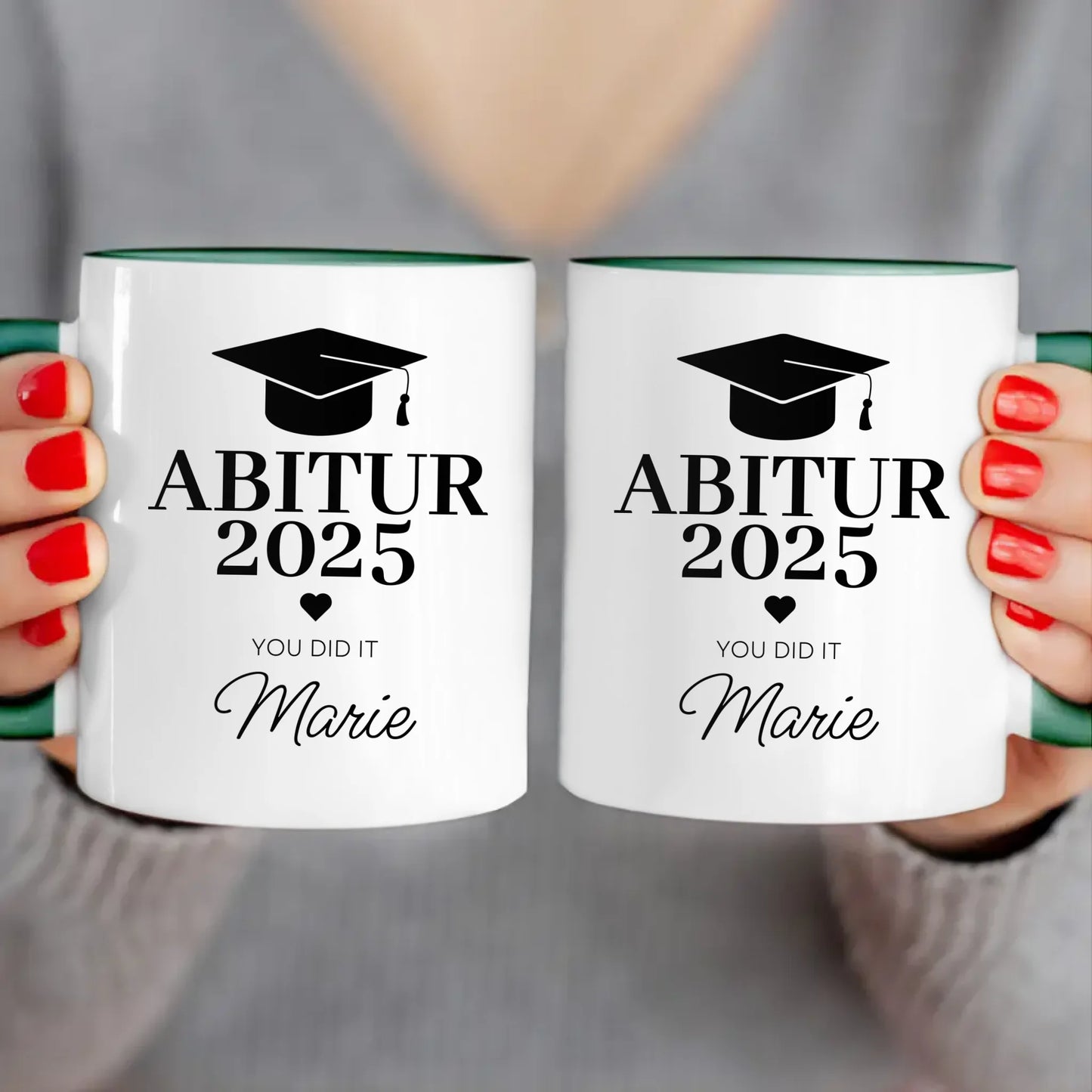 Personalisierte Tasse - Abitur/Abi mit Name und Jahr - You did it
