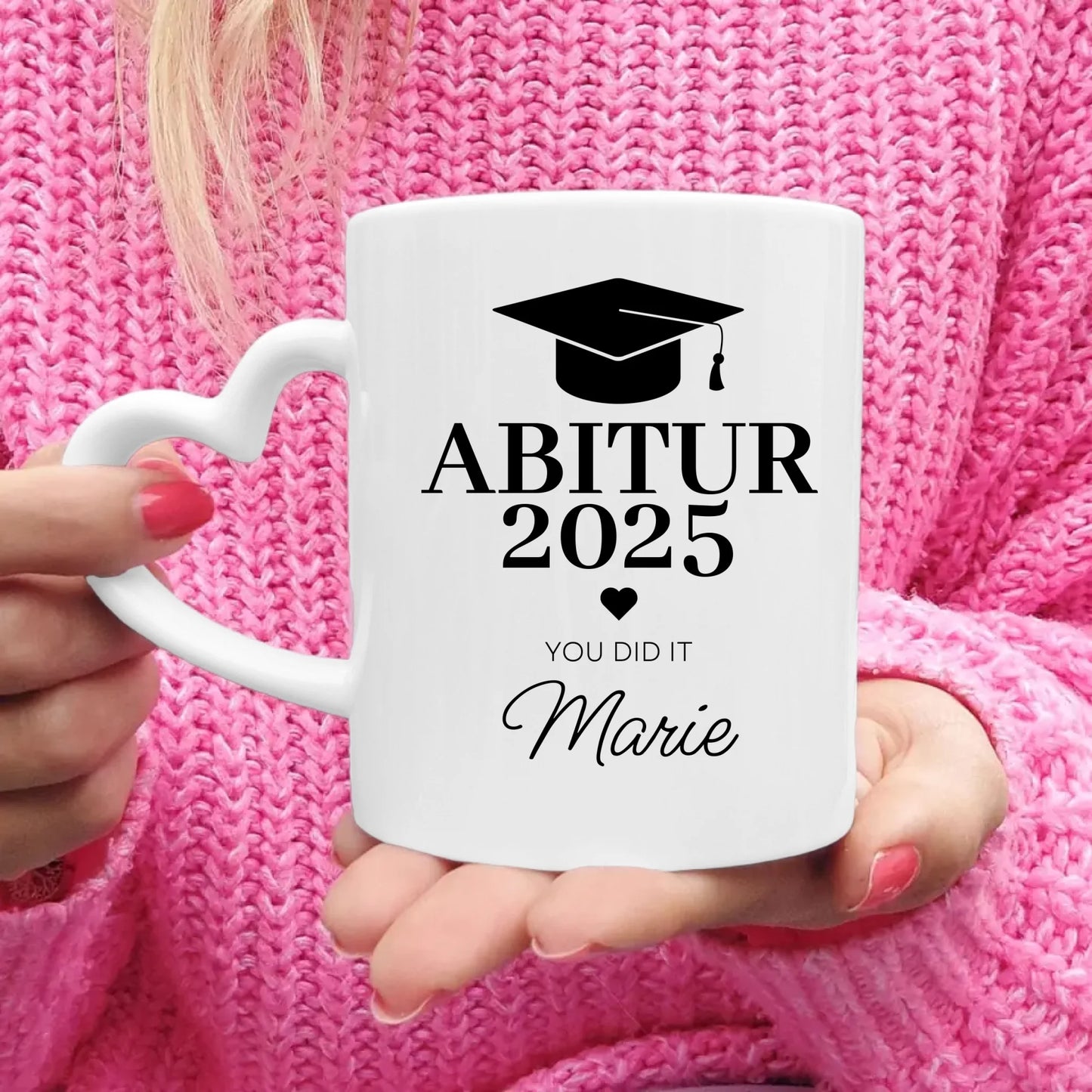 Personalisierte Tasse - Abitur/Abi mit Name und Jahr - You did it