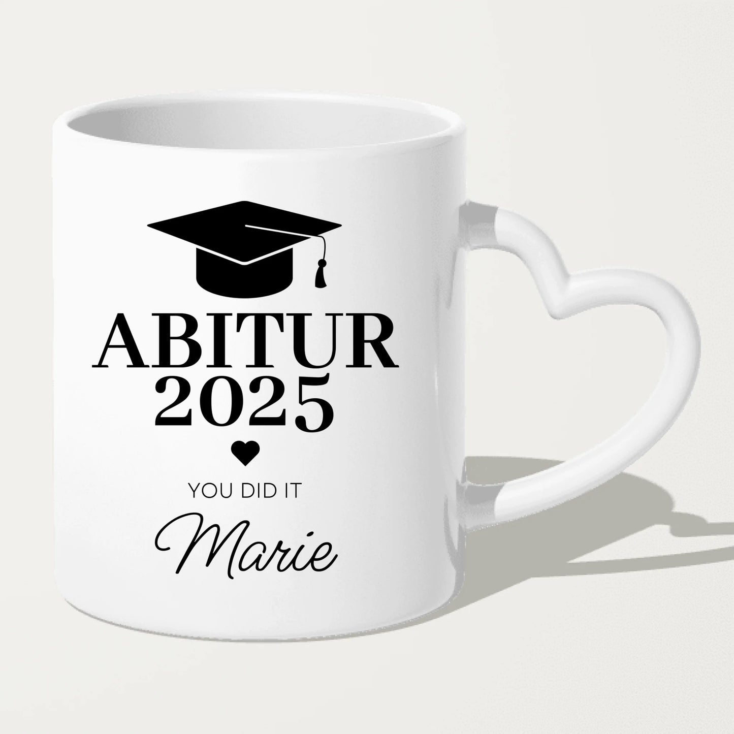 Personalisierte Tasse - Abitur/Abi mit Name und Jahr - You did it