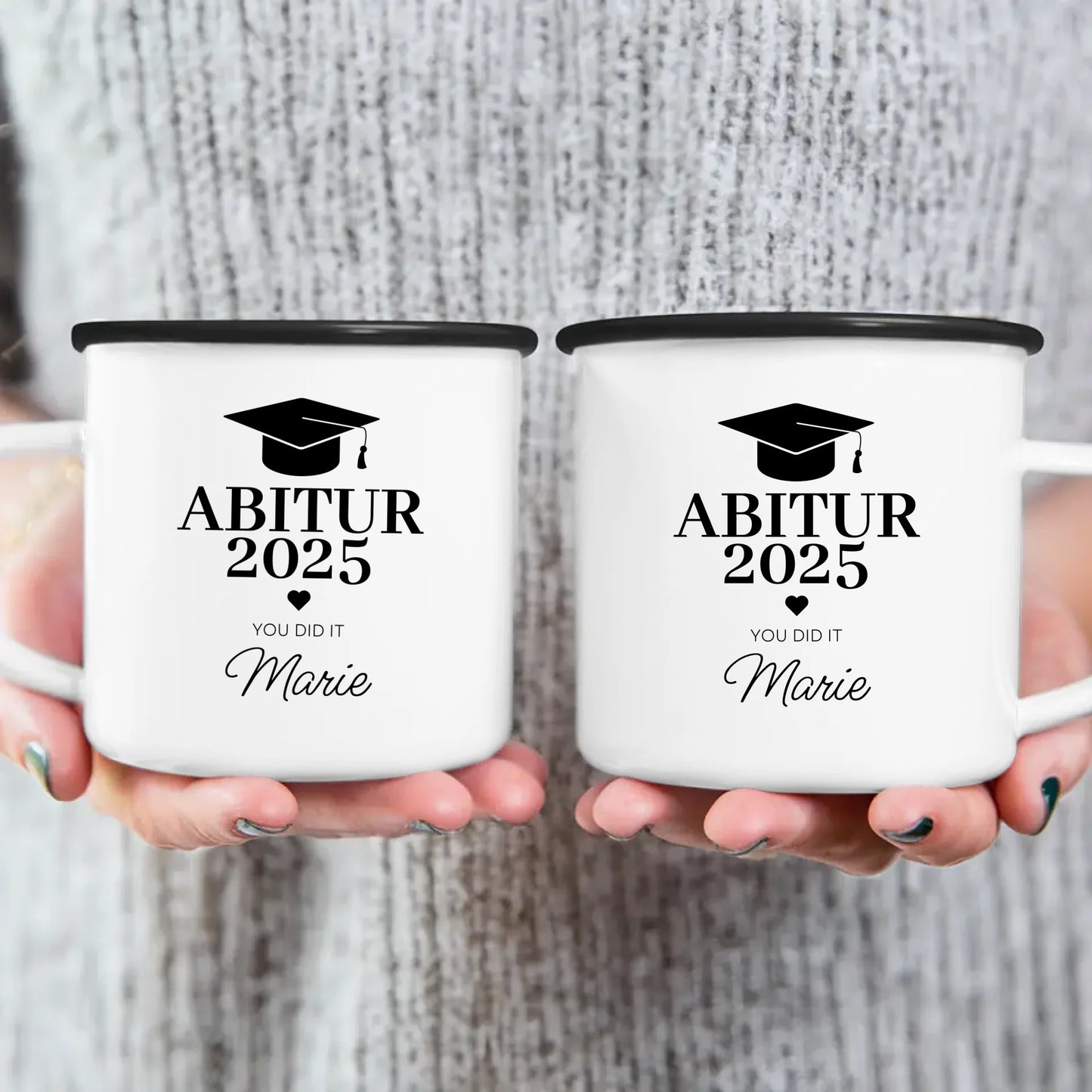 Personalisierte Tasse - Abitur/Abi mit Name und Jahr - You did it